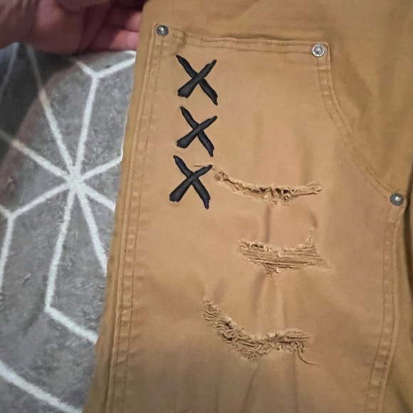 NWT Smoke rise Mens jeans dark Khaki in color - Picture 2 of 8